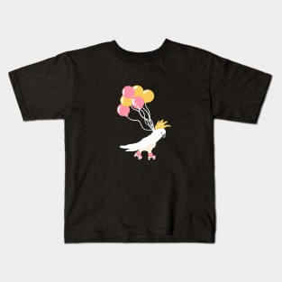 Rollerblading Cockatoo Kids T-Shirt